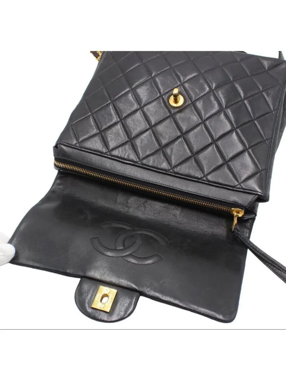 Chanel Quilted Leather Backpack
